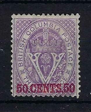 Image of Canada-British Columbia & Vancouver Is SG 32 MM British Commonwealth Stamp